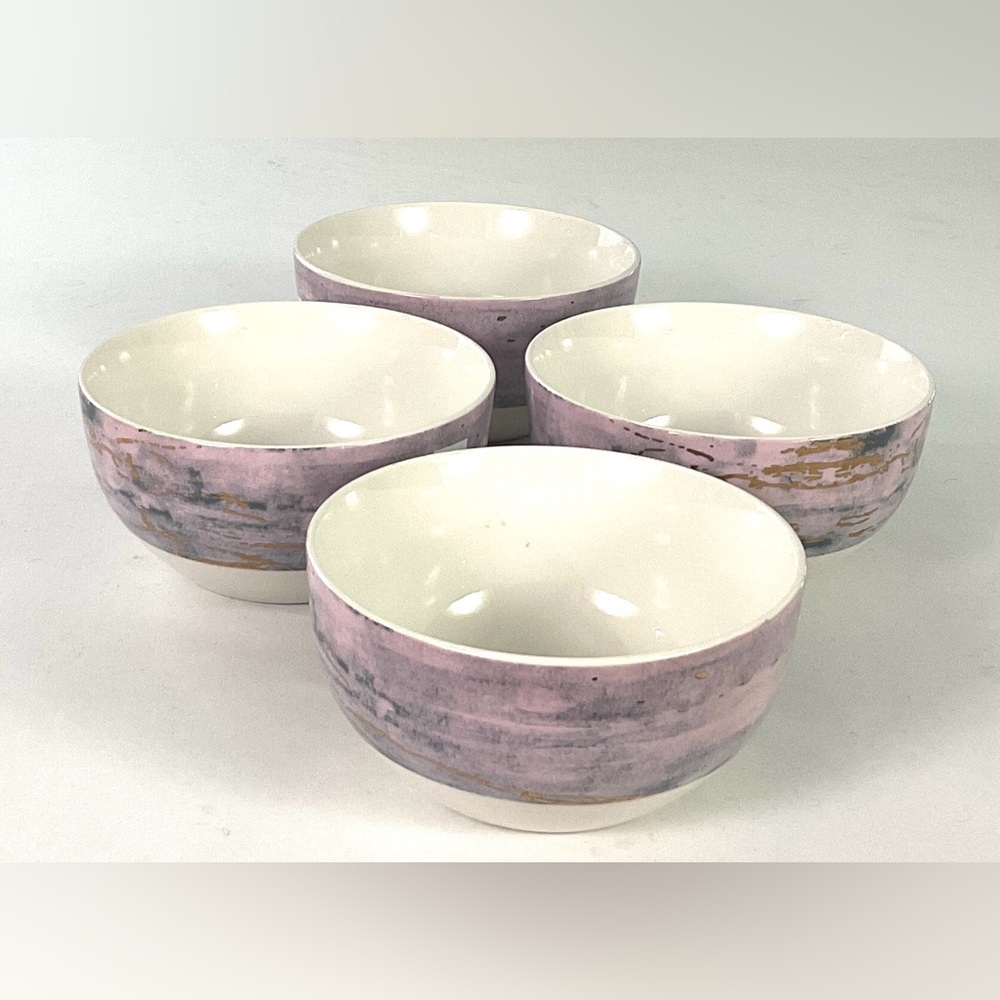 American Atelier” marble”-porcelain small bowls – set of four
